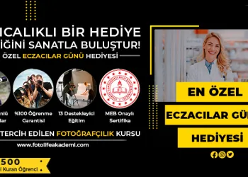 Eczacılar İçin %50 Fotoğrafçılık Kursu İndirimi!