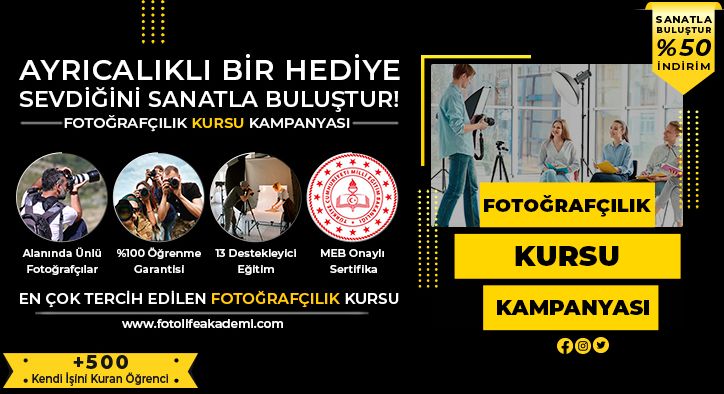 Fotoğrafçılık Kursu Kampanyası