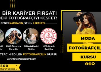 Moda Fotoğrafçılığı Kursu Fiyatları – Erken Kayıtta %50 İndirim