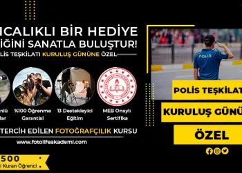 Polis Teşkilatı Kuruluş Gününde Fotoğrafçılık Kursu Kampanyası