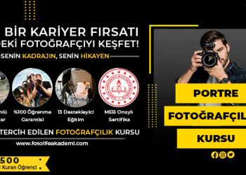 Portre Fotoğrafçılık Kursu Fiyatları – Erken Kayıtta %50 İndirim