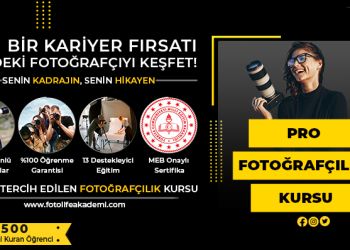 Pro Fotoğrafçılık Kursu Fiyatları – Erken Kayıtta %50 İndirim