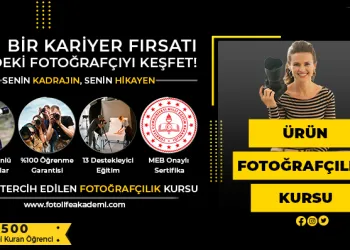 Ürün Fotoğrafçılığı Kursu Fiyatları – Erken Kayıtta %50 İndirim