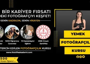 Yemek Fotoğrafçılığı Kursu Fiyatları – Erken Kayıtta %50 İndirim