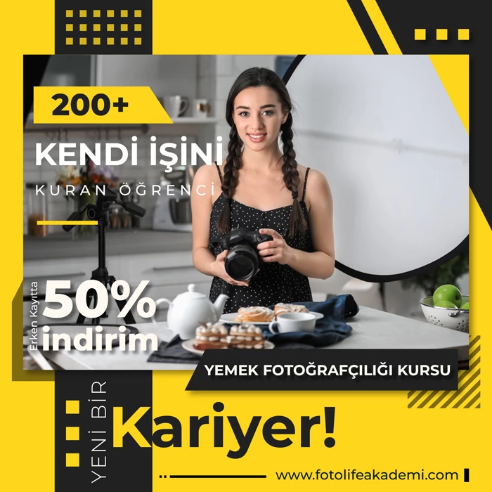 yemek fotoğrafçılığı kursu