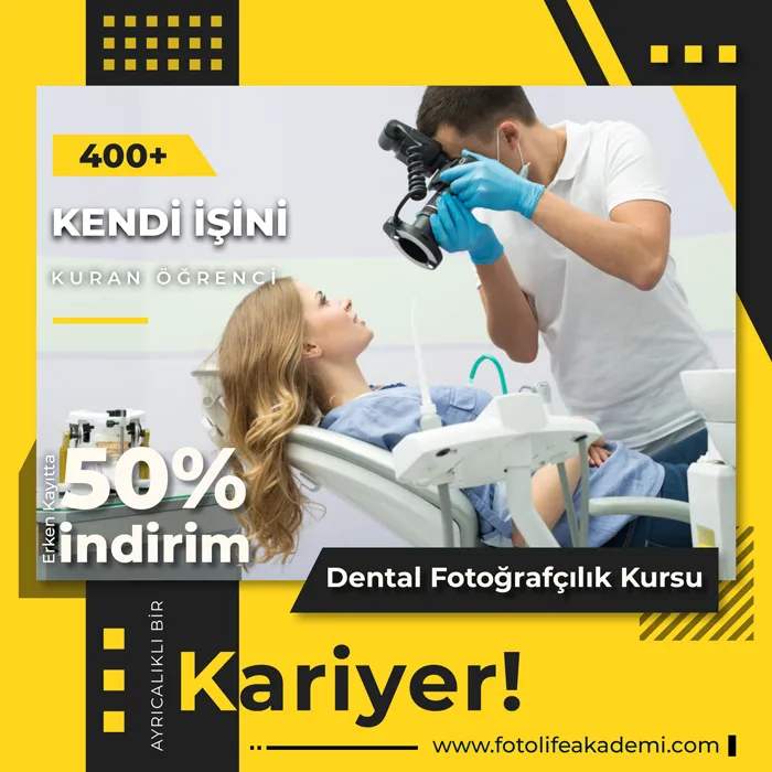 dental fotoğrafçılık kursu