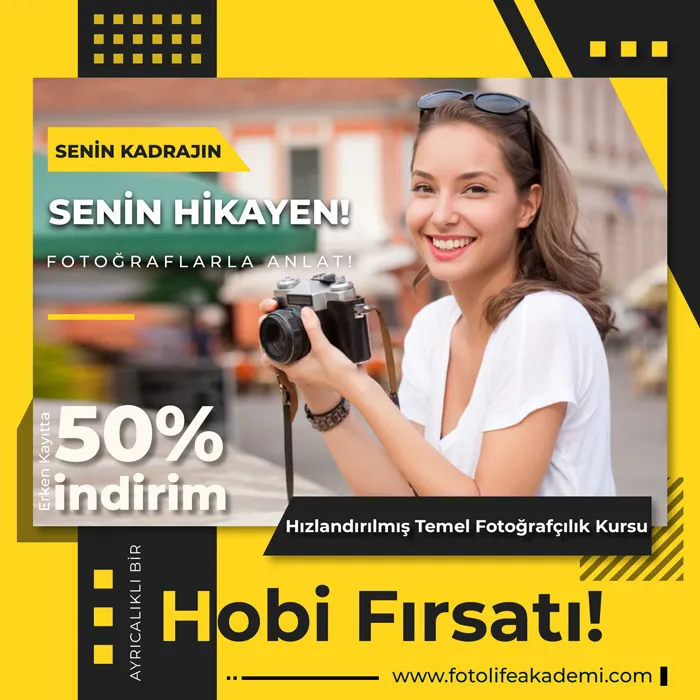 hızlandırılmış temel fotoğrafçılık kursu