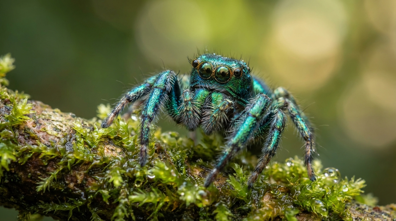 macro çekim fotoğrafçılık ile örümcek çekimi